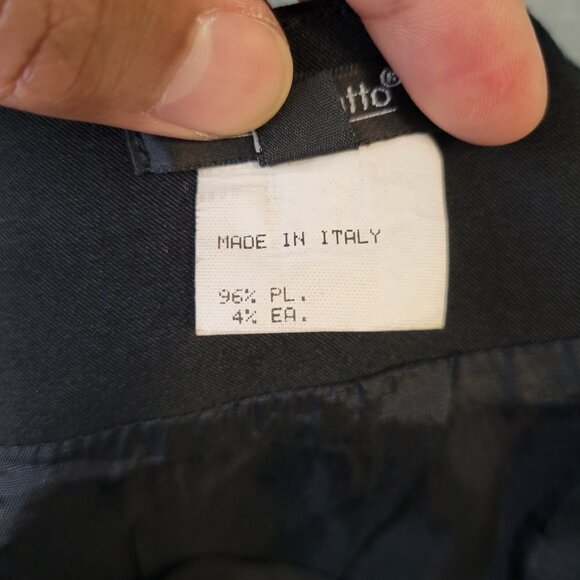 Terzoatto Women Black High Waist Straight Pencil Mini Side Slit Skirt Size XL - Picture 9 of 10